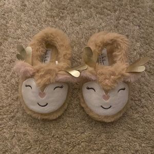 Nicole Miller New York baby reindeer slippers